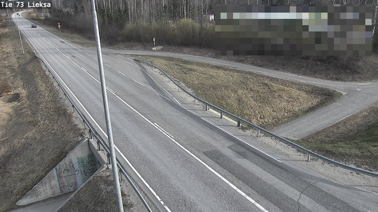 Weather Camera Image Väg 73 Lieksa, Lieksa, Pohjois-Karjala
