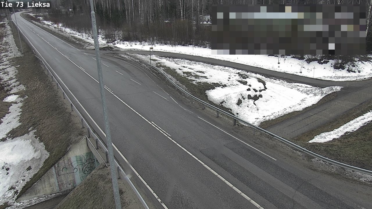 Weather Camera Image Väg 73 Lieksa, Lieksa, Pohjois-Karjala