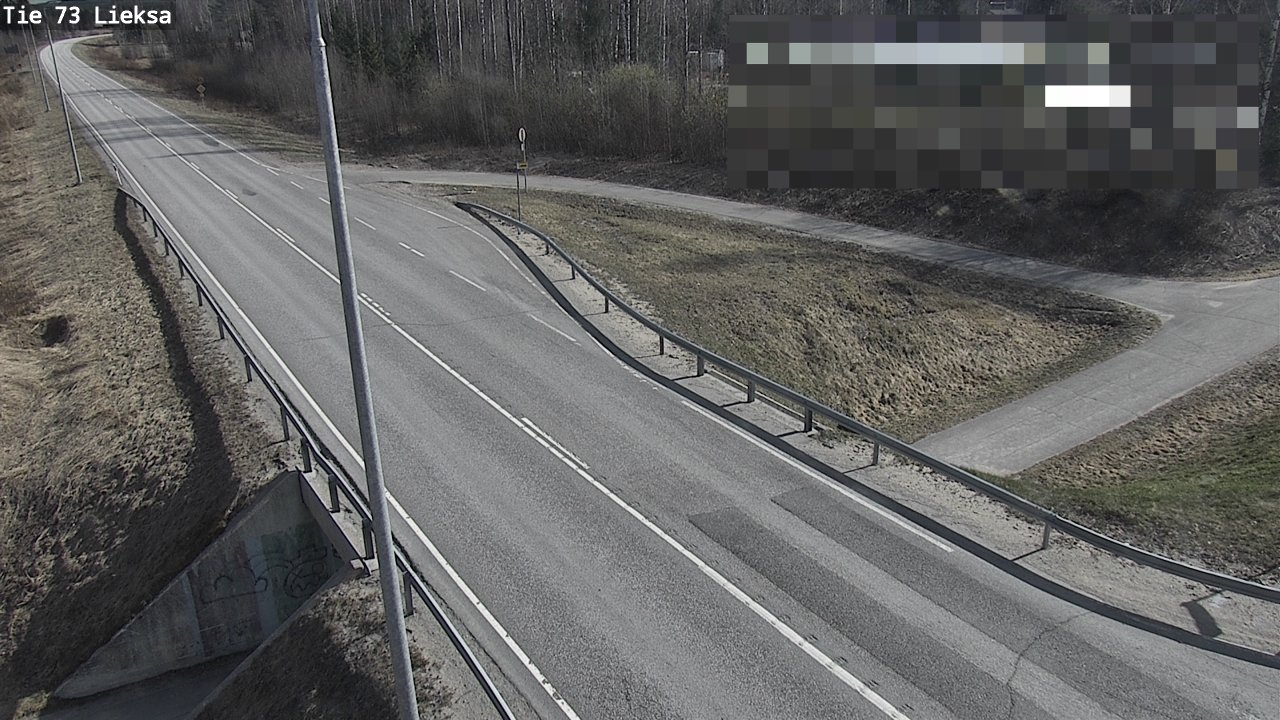 Weather Camera Image Väg 73 Lieksa, Lieksa, Pohjois-Karjala