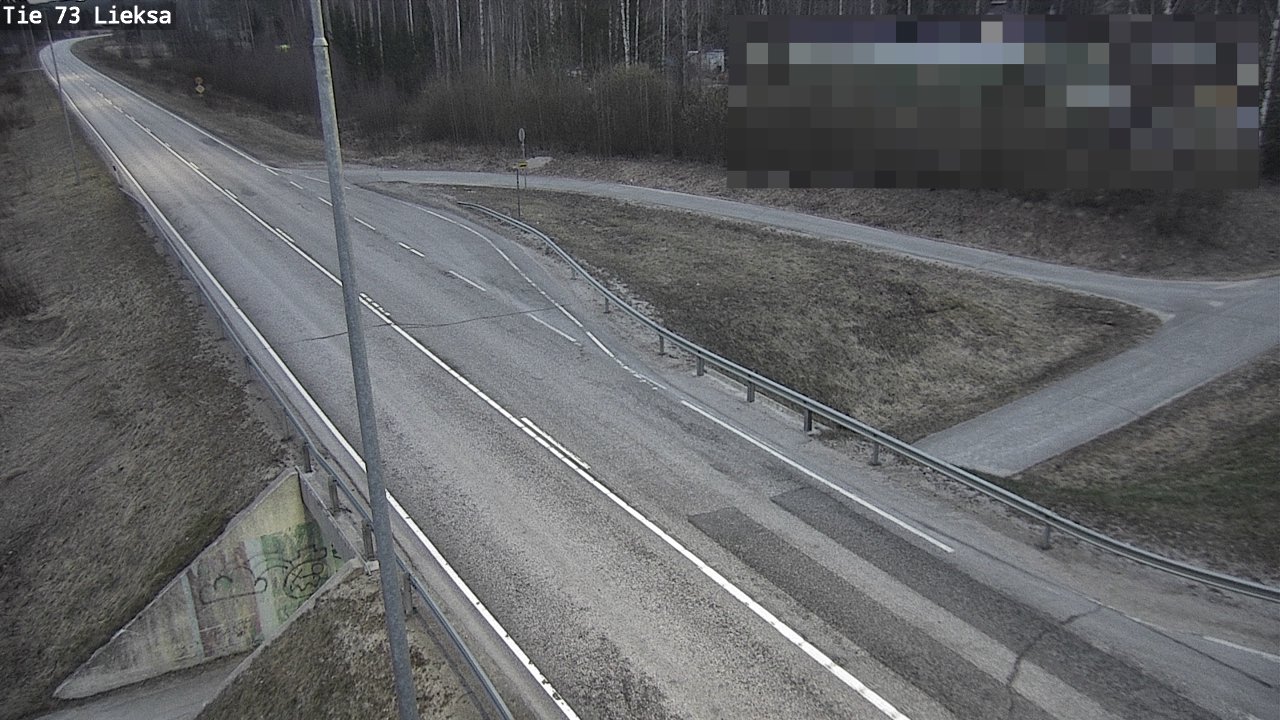 Weather Camera Image Väg 73 Lieksa, Lieksa, Pohjois-Karjala