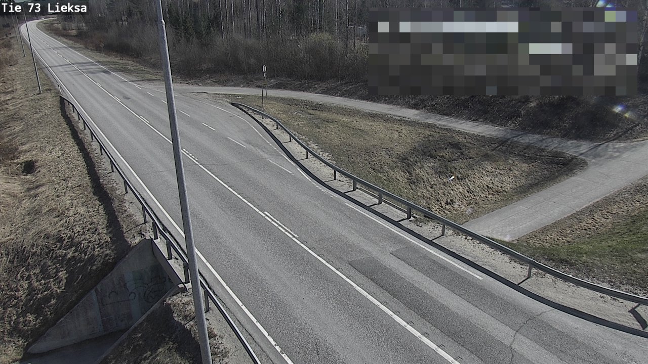 Weather Camera Image Väg 73 Lieksa, Lieksa, Pohjois-Karjala