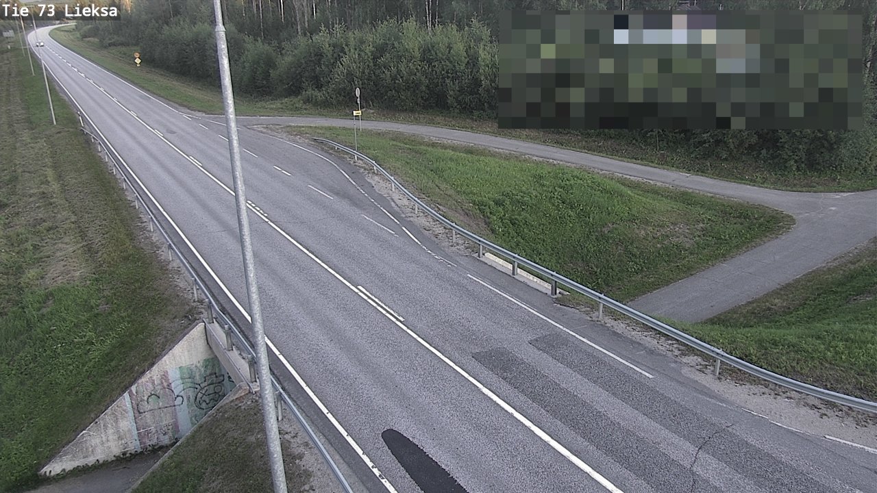 Weather Camera Image Väg 73 Lieksa, Lieksa, Pohjois-Karjala