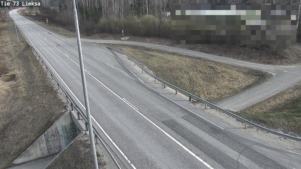 Weather Camera Image Väg 73 Lieksa, Lieksa, Pohjois-Karjala