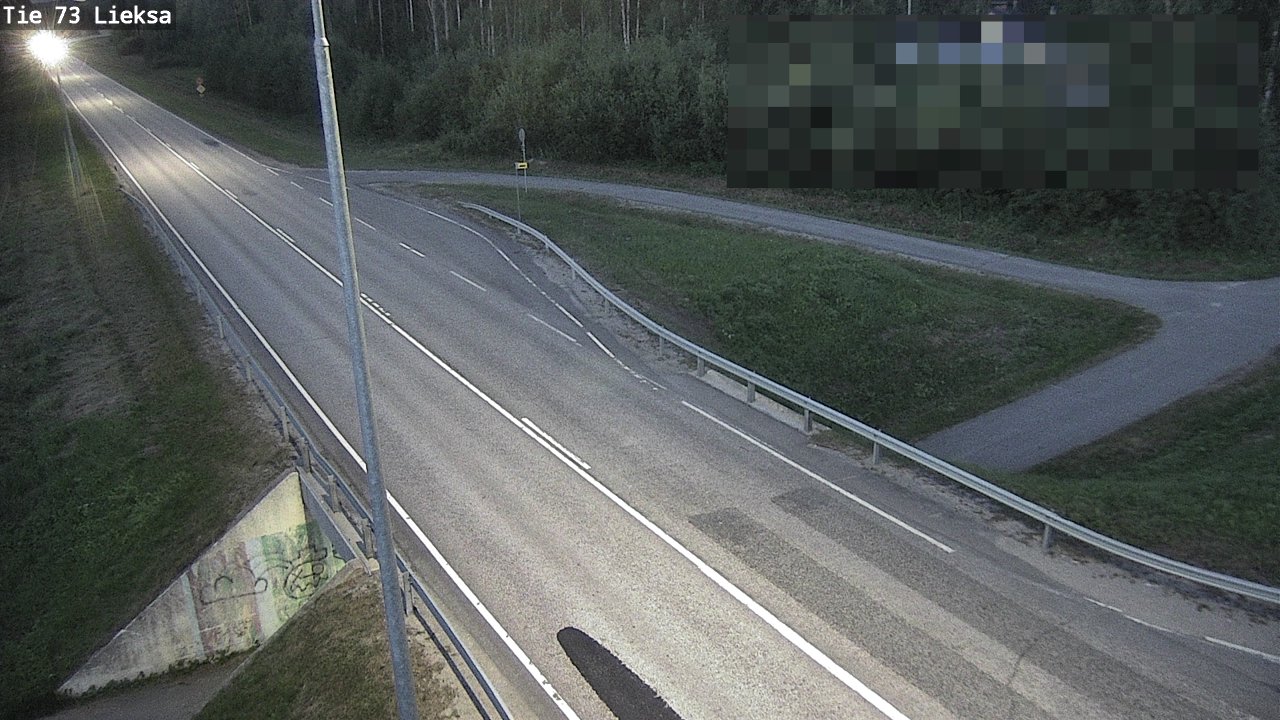 Weather Camera Image Väg 73 Lieksa, Lieksa, Pohjois-Karjala
