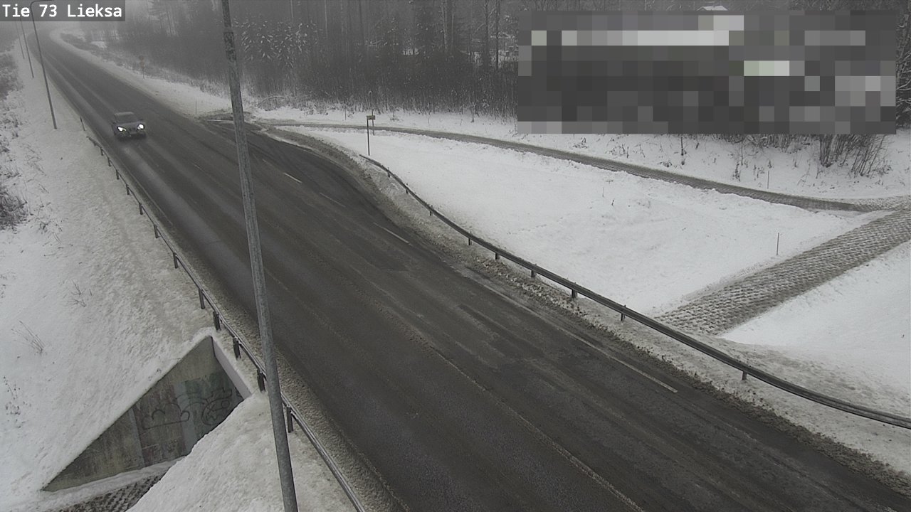 Weather Camera Image Väg 73 Lieksa, Lieksa, Pohjois-Karjala