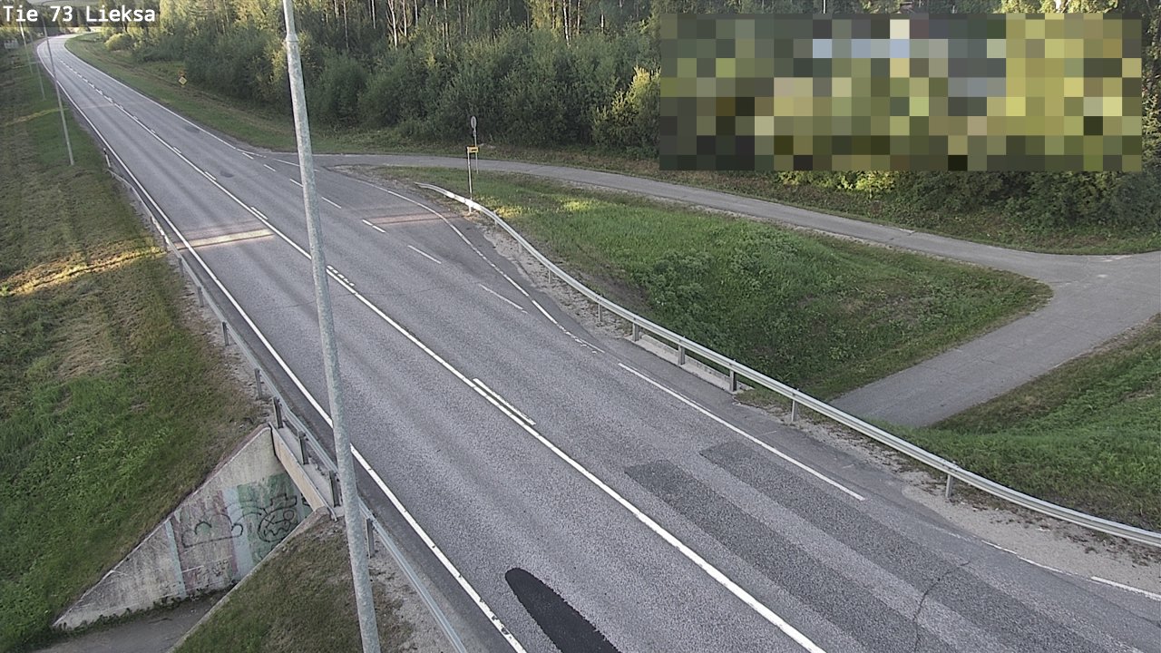 Weather Camera Image Väg 73 Lieksa, Lieksa, Pohjois-Karjala