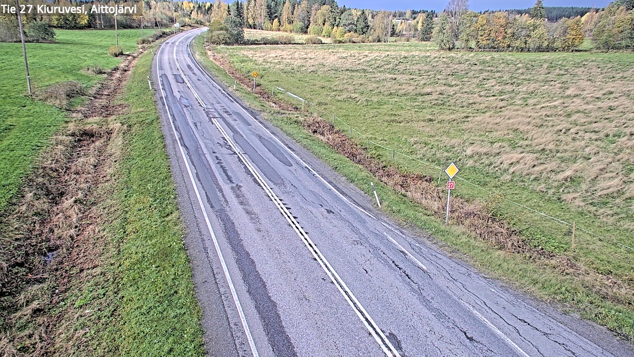 Kelikamerat Kuva Tie 27 Kiuruvesi, Aittojärvi, Kiuruvesi, Pohjois-Savo