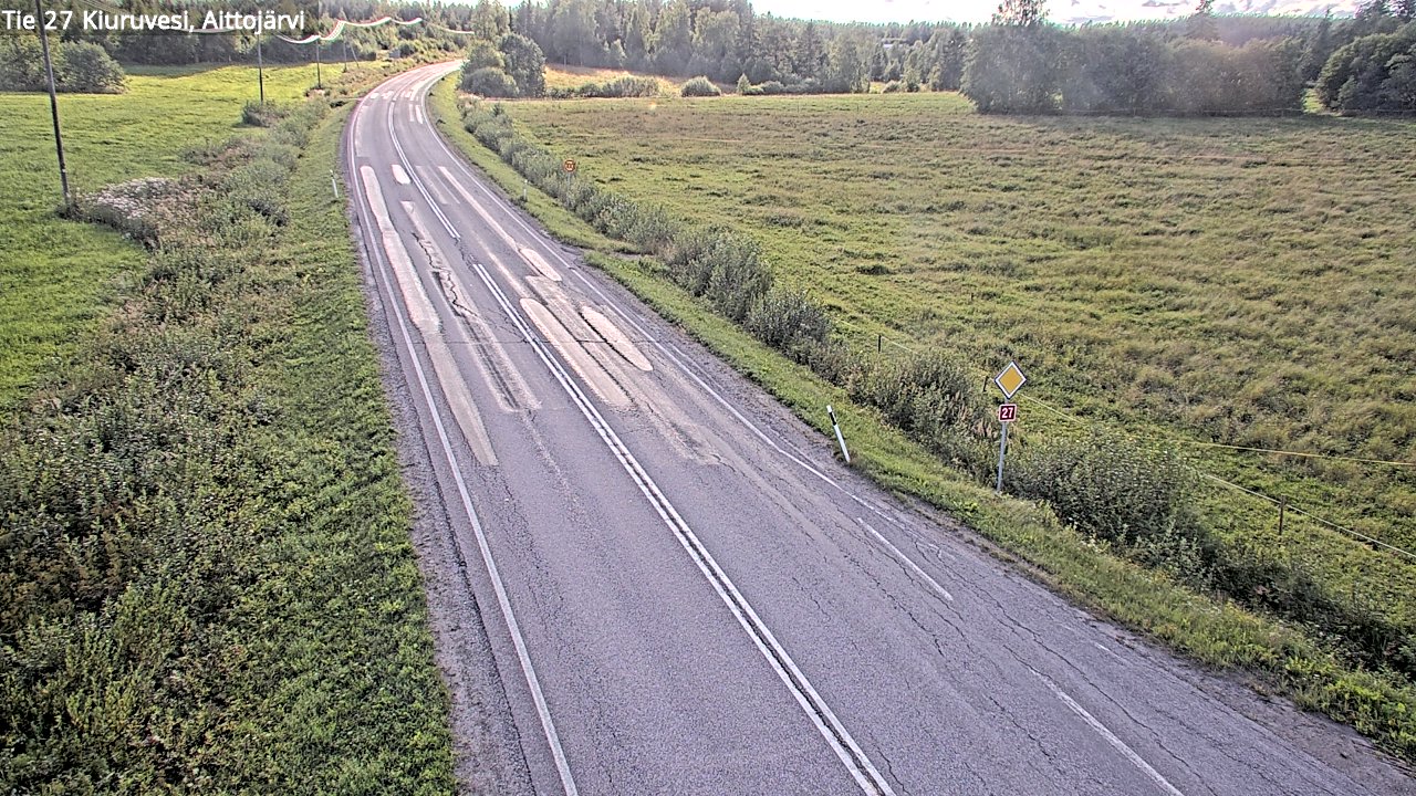 Kelikamerat Kuva Tie 27 Kiuruvesi, Aittojärvi, Kiuruvesi, Pohjois-Savo
