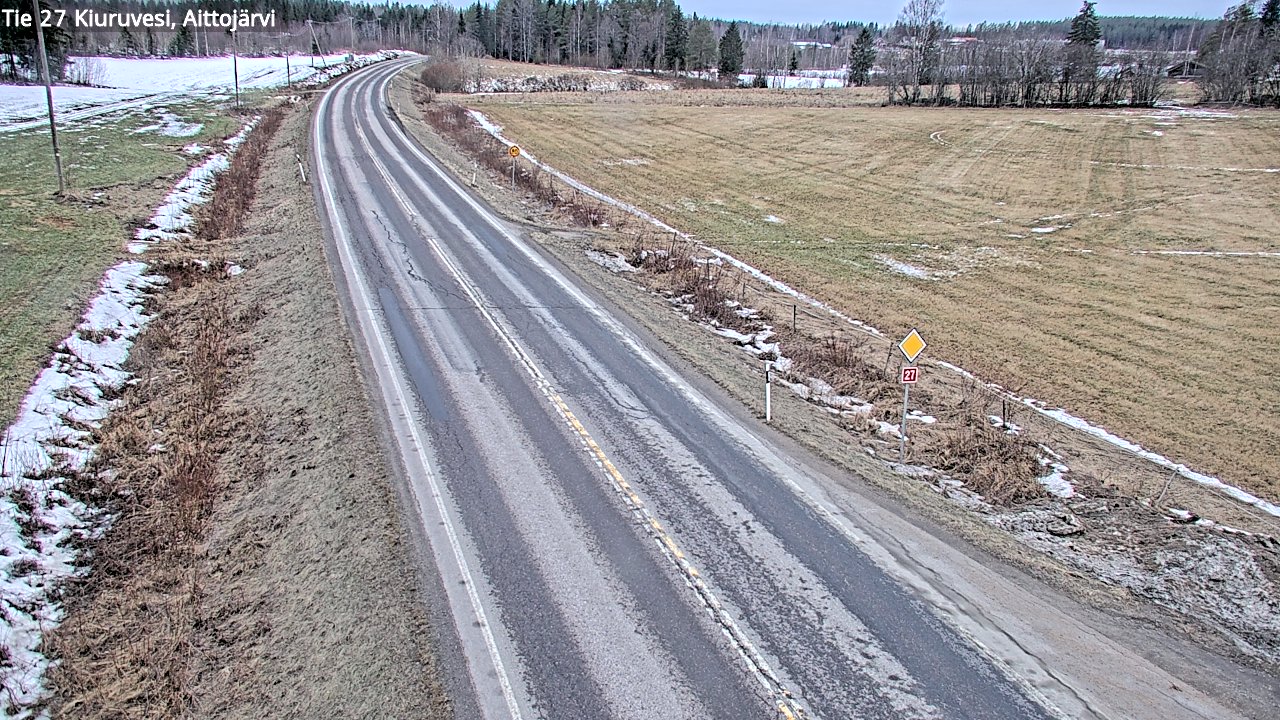 Kelikamerat Kuva Tie 27 Kiuruvesi, Aittojärvi, Kiuruvesi, Pohjois-Savo
