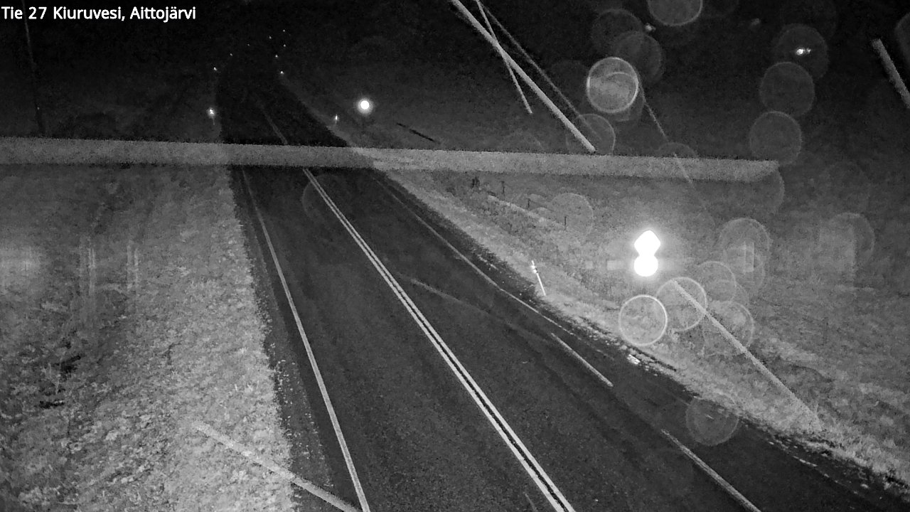 Weather Camera Image Road 27 Kiuruvesi, Aittojärvi, Kiuruvesi, Pohjois-Savo