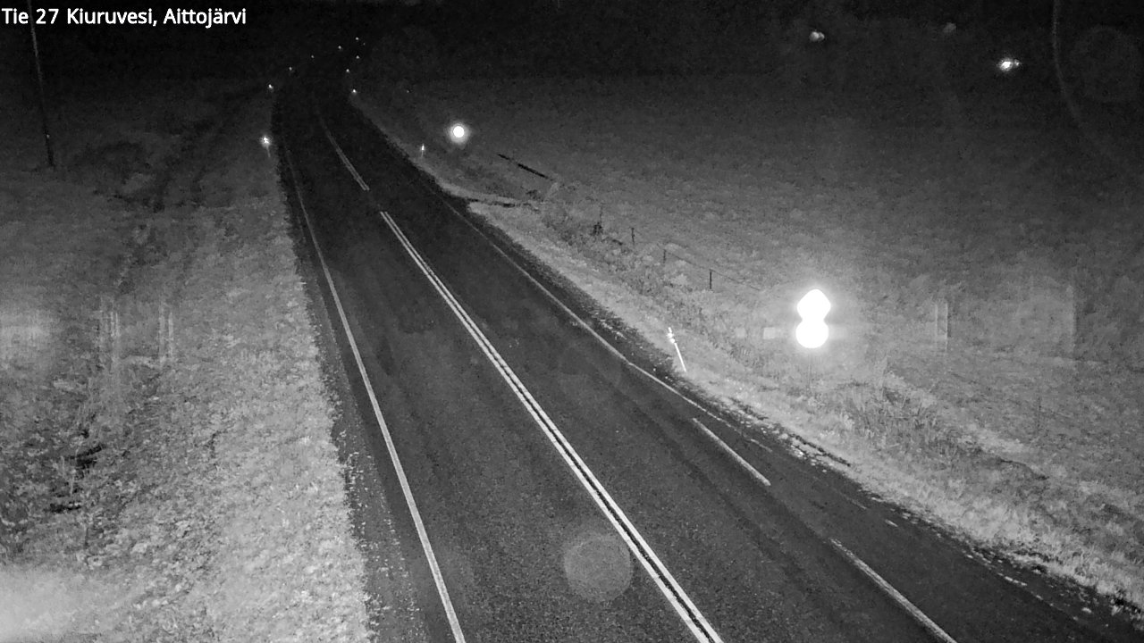 Weather Camera Image Road 27 Kiuruvesi, Aittojärvi, Kiuruvesi, Pohjois-Savo