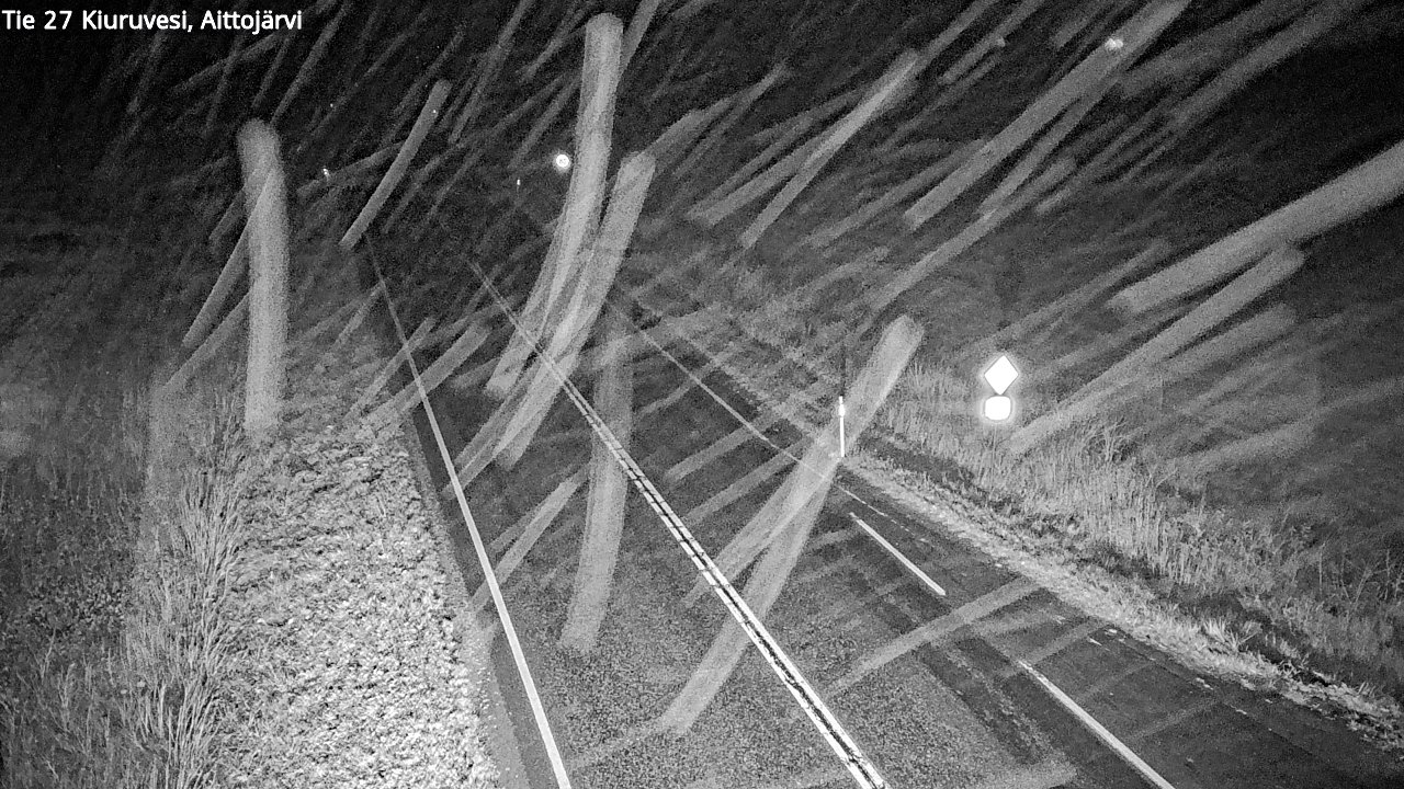 Weather Camera Image Road 27 Kiuruvesi, Aittojärvi, Kiuruvesi, Pohjois-Savo