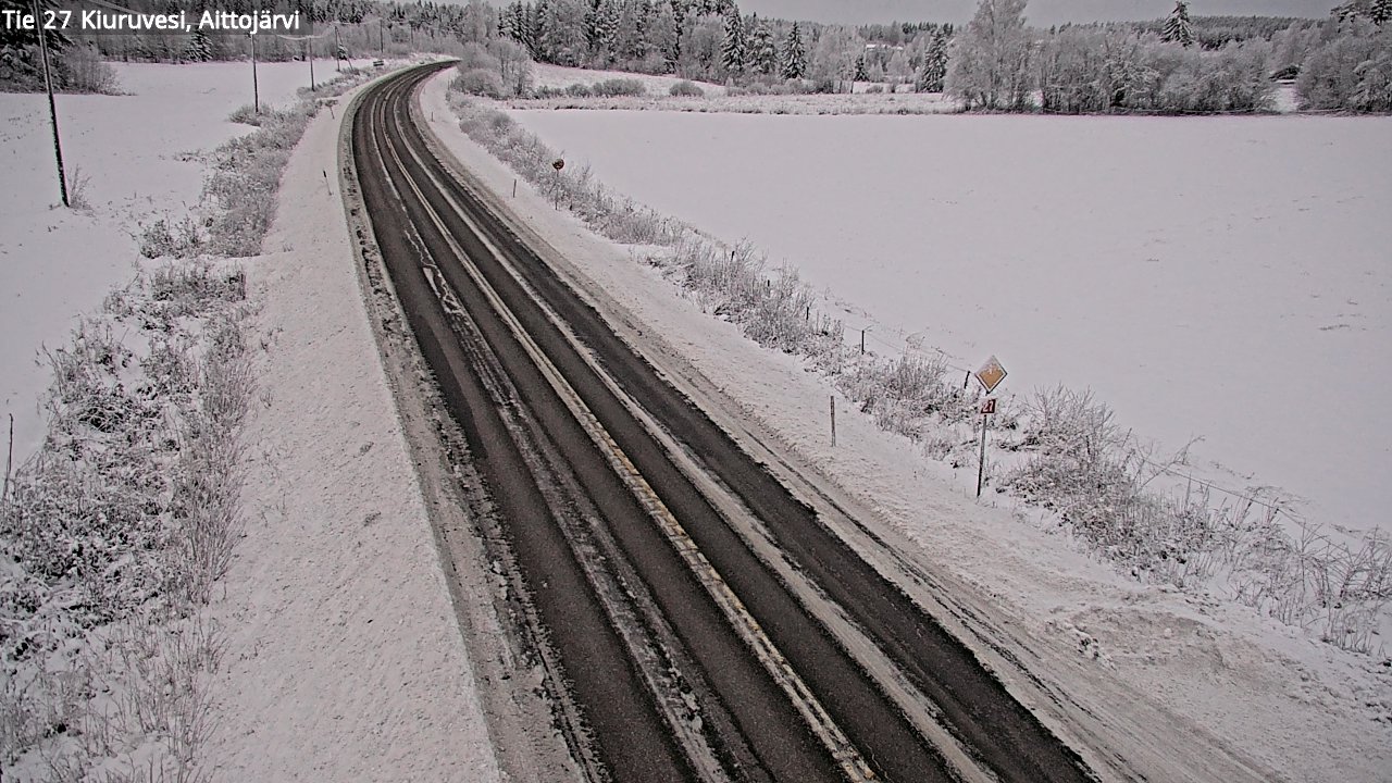 Kelikamerat Kuva Tie 27 Kiuruvesi, Aittojärvi, Kiuruvesi, Pohjois-Savo