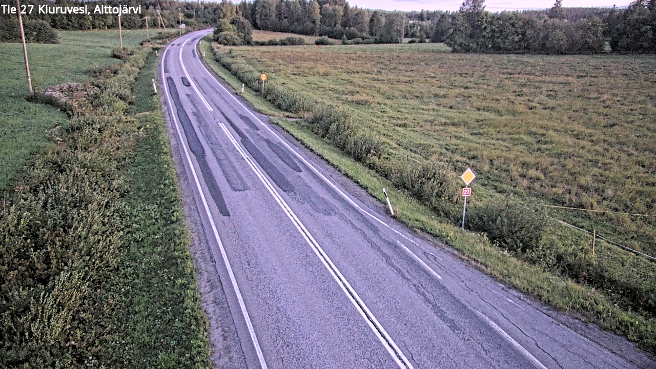 Kelikamerat Kuva Tie 27 Kiuruvesi, Aittojärvi, Kiuruvesi, Pohjois-Savo