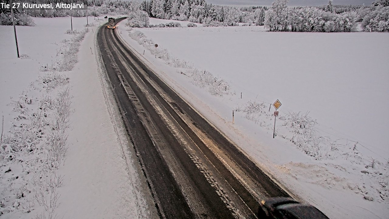 Kelikamerat Kuva Tie 27 Kiuruvesi, Aittojärvi, Kiuruvesi, Pohjois-Savo