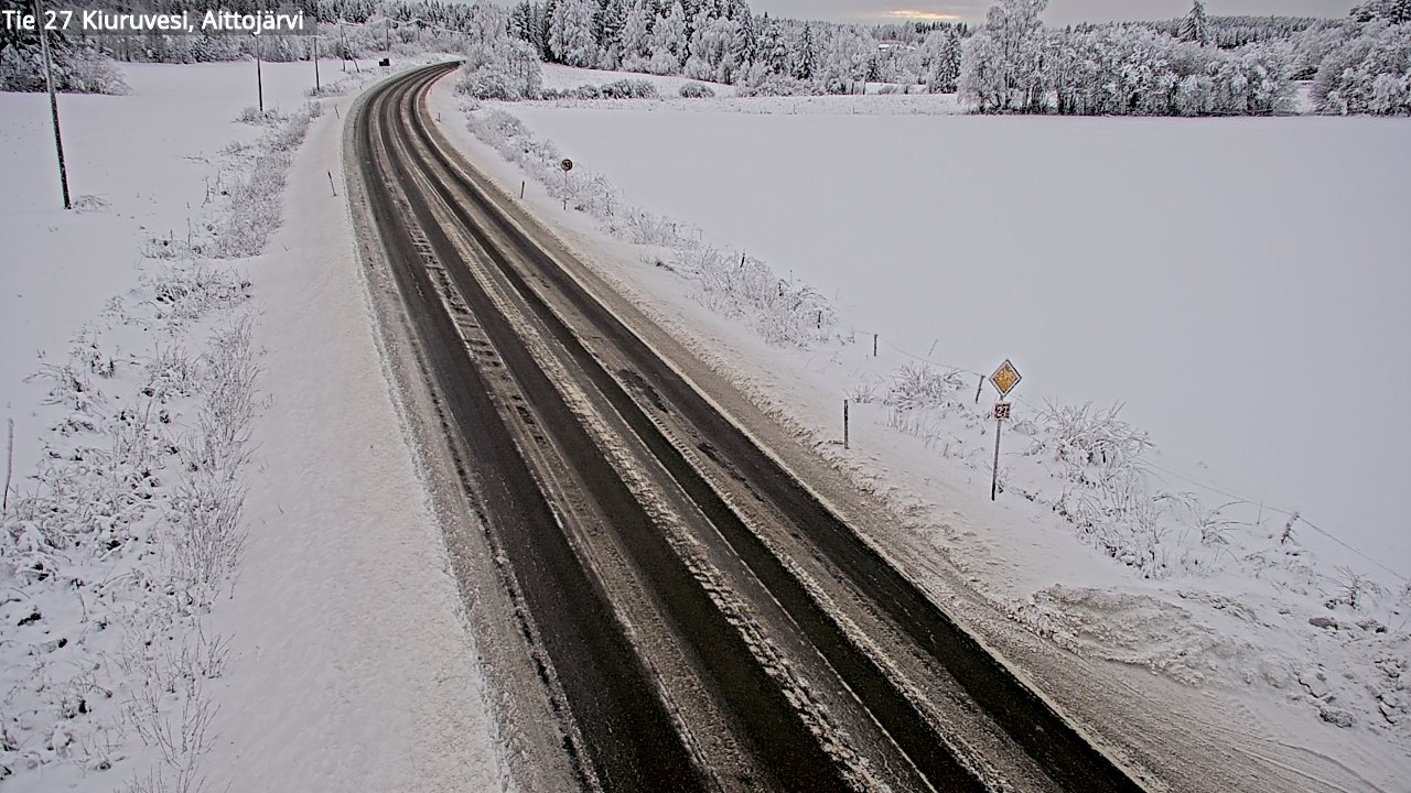 Kelikamerat Kuva Tie 27 Kiuruvesi, Aittojärvi, Kiuruvesi, Pohjois-Savo