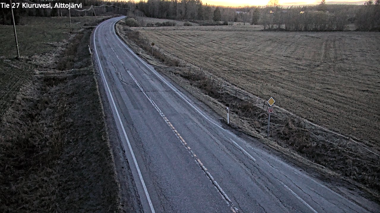 Kelikamerat Kuva Tie 27 Kiuruvesi, Aittojärvi, Kiuruvesi, Pohjois-Savo
