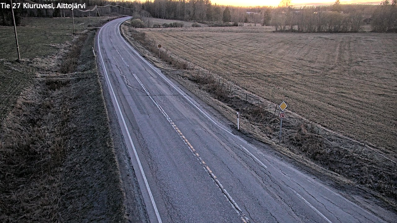 Kelikamerat Kuva Tie 27 Kiuruvesi, Aittojärvi, Kiuruvesi, Pohjois-Savo