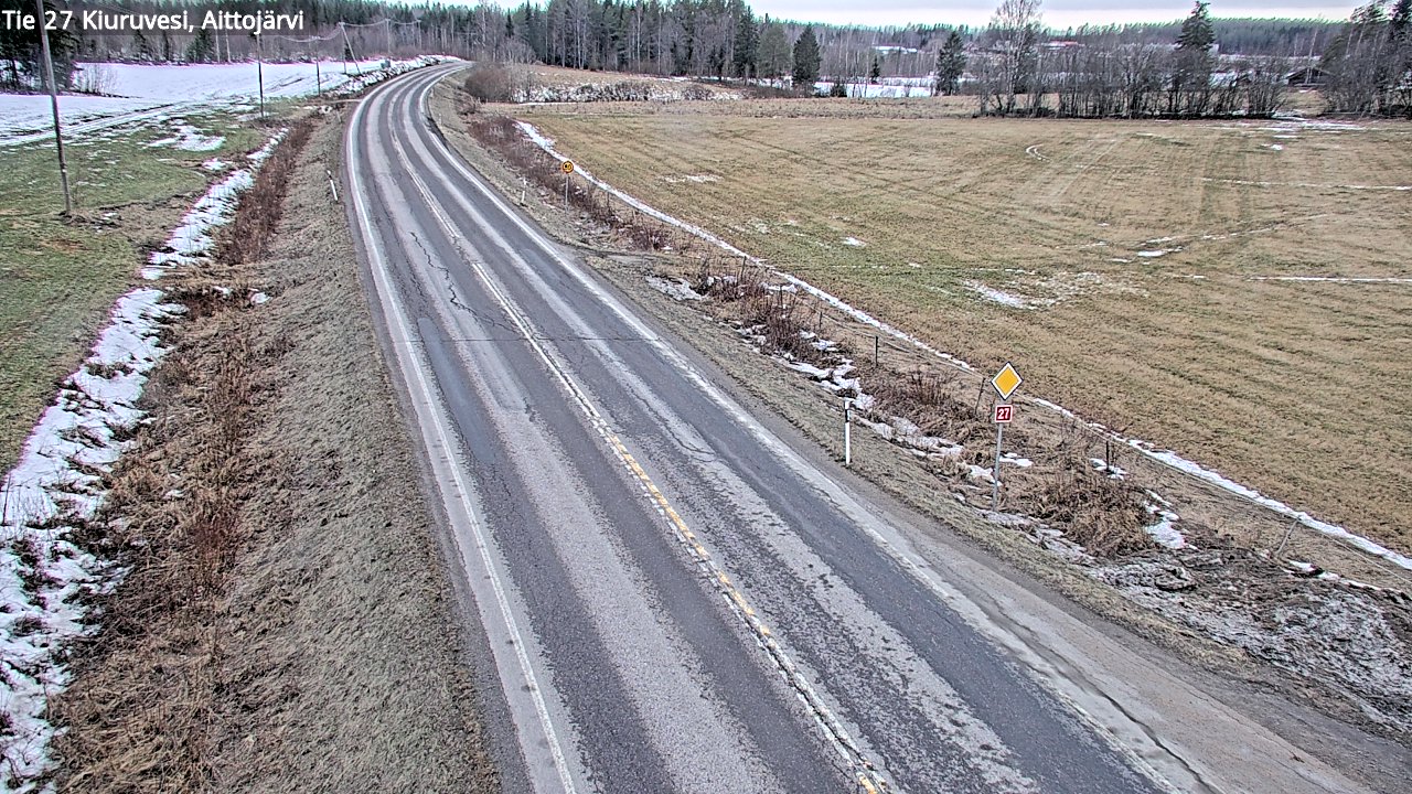 Kelikamerat Kuva Tie 27 Kiuruvesi, Aittojärvi, Kiuruvesi, Pohjois-Savo