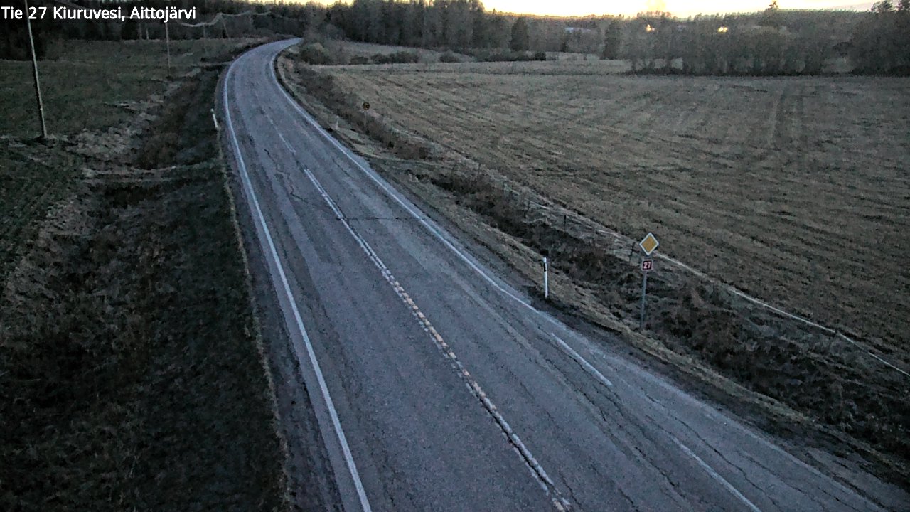 Kelikamerat Kuva Tie 27 Kiuruvesi, Aittojärvi, Kiuruvesi, Pohjois-Savo