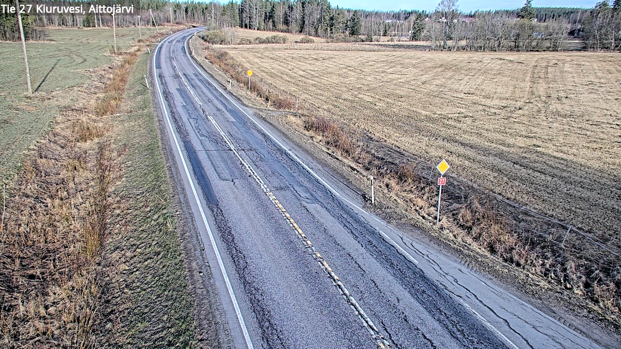 Kelikamerat Kuva Tie 27 Kiuruvesi, Aittojärvi, Kiuruvesi, Pohjois-Savo