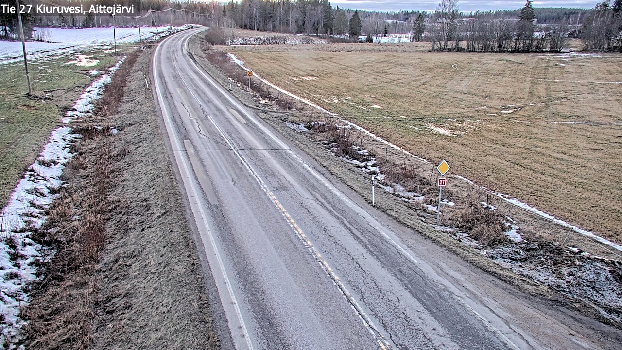 Kelikamerat Kuva Tie 27 Kiuruvesi, Aittojärvi, Kiuruvesi, Pohjois-Savo
