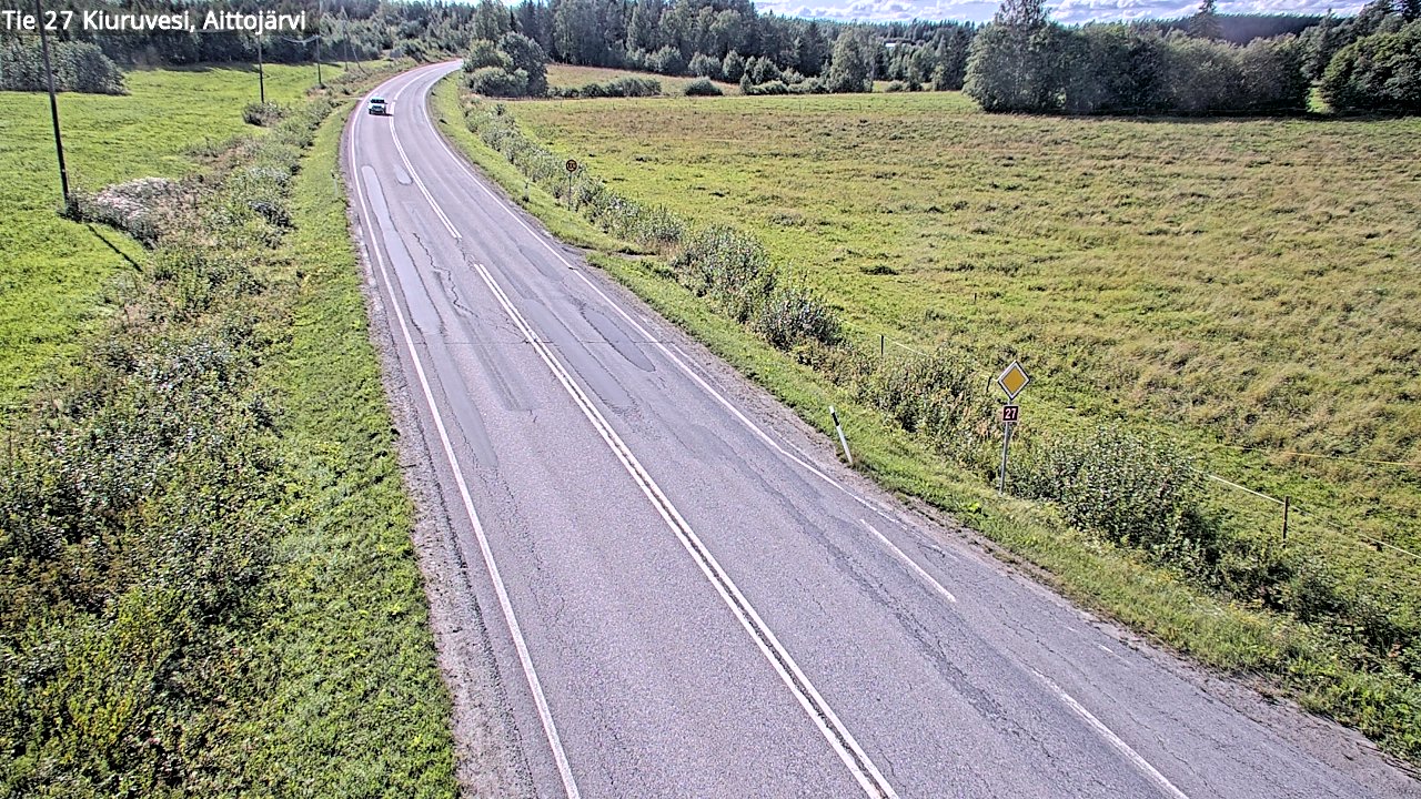 Kelikamerat Kuva Tie 27 Kiuruvesi, Aittojärvi, Kiuruvesi, Pohjois-Savo