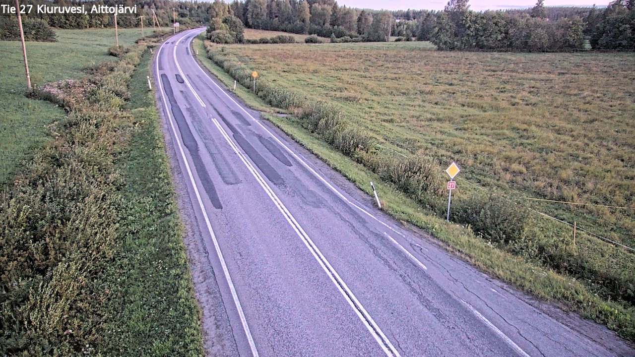 Kelikamerat Kuva Tie 27 Kiuruvesi, Aittojärvi, Kiuruvesi, Pohjois-Savo