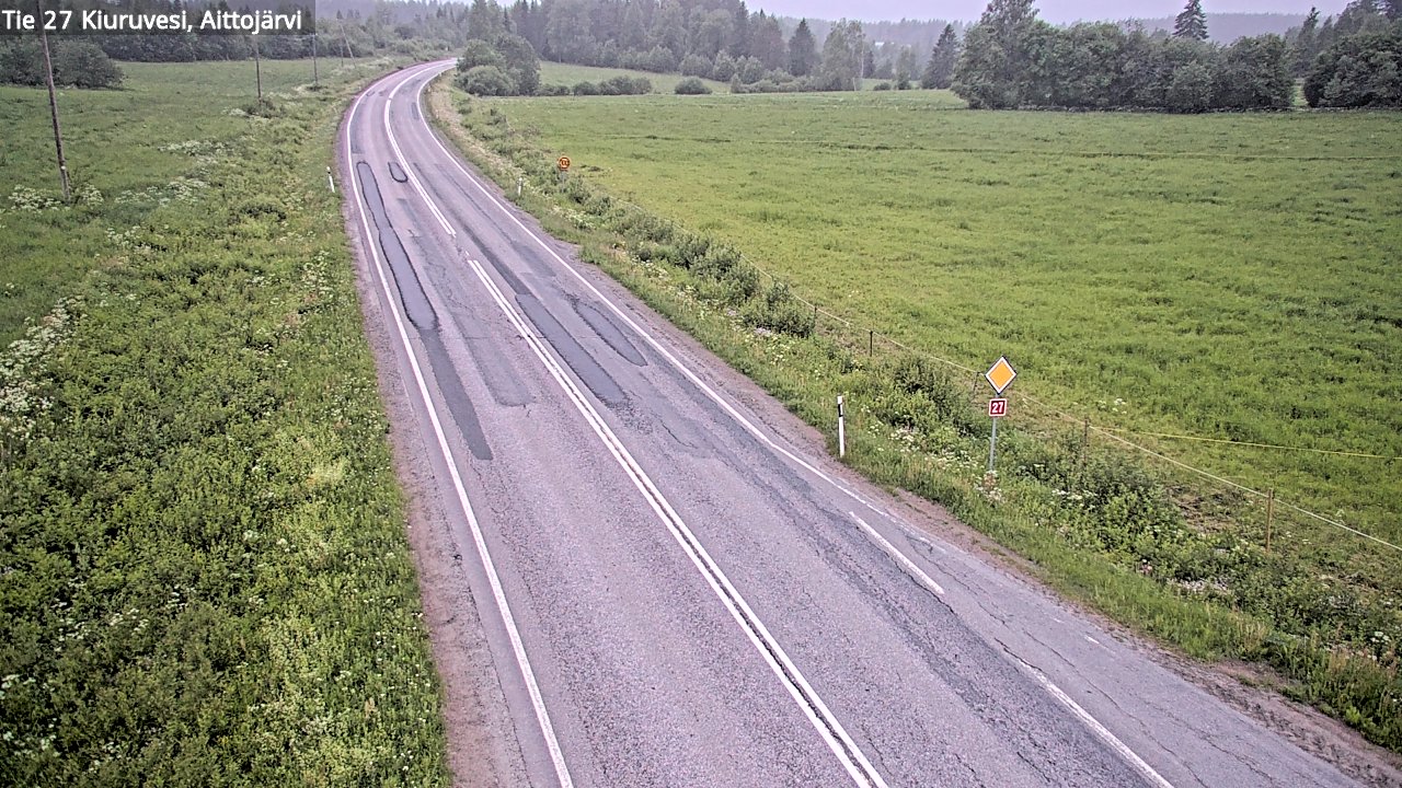 Kelikamerat Kuva Tie 27 Kiuruvesi, Aittojärvi, Kiuruvesi, Pohjois-Savo