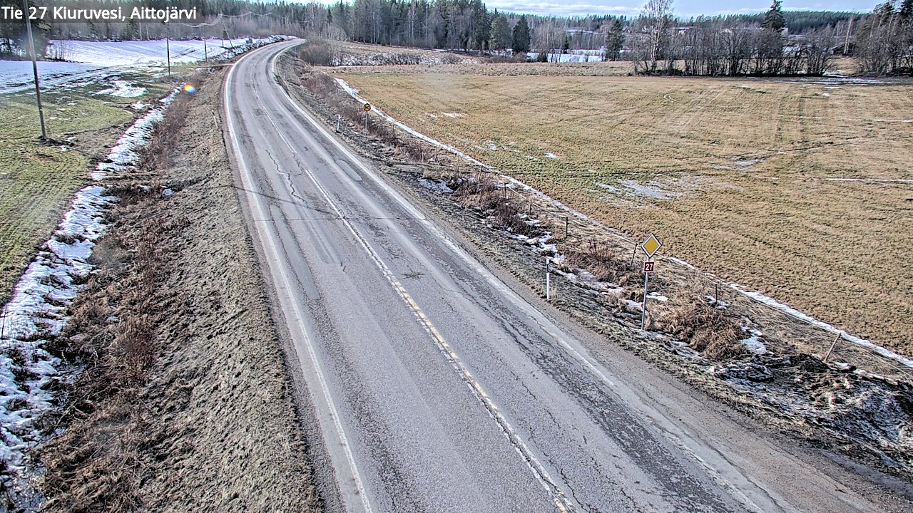 Kelikamerat Kuva Tie 27 Kiuruvesi, Aittojärvi, Kiuruvesi, Pohjois-Savo