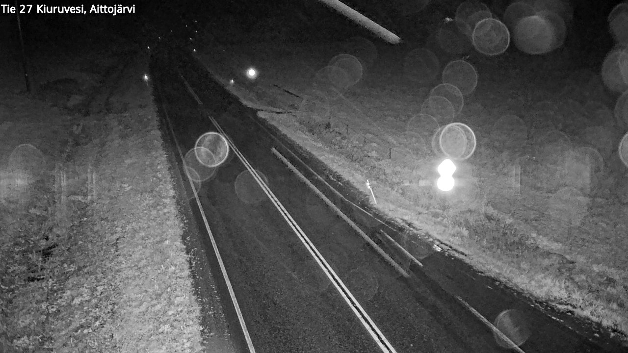Weather Camera Image Road 27 Kiuruvesi, Aittojärvi, Kiuruvesi, Pohjois-Savo