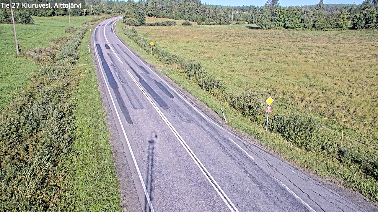 Kelikamerat Kuva Tie 27 Kiuruvesi, Aittojärvi, Kiuruvesi, Pohjois-Savo