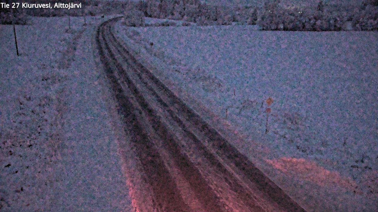 Kelikamerat Kuva Tie 27 Kiuruvesi, Aittojärvi, Kiuruvesi, Pohjois-Savo