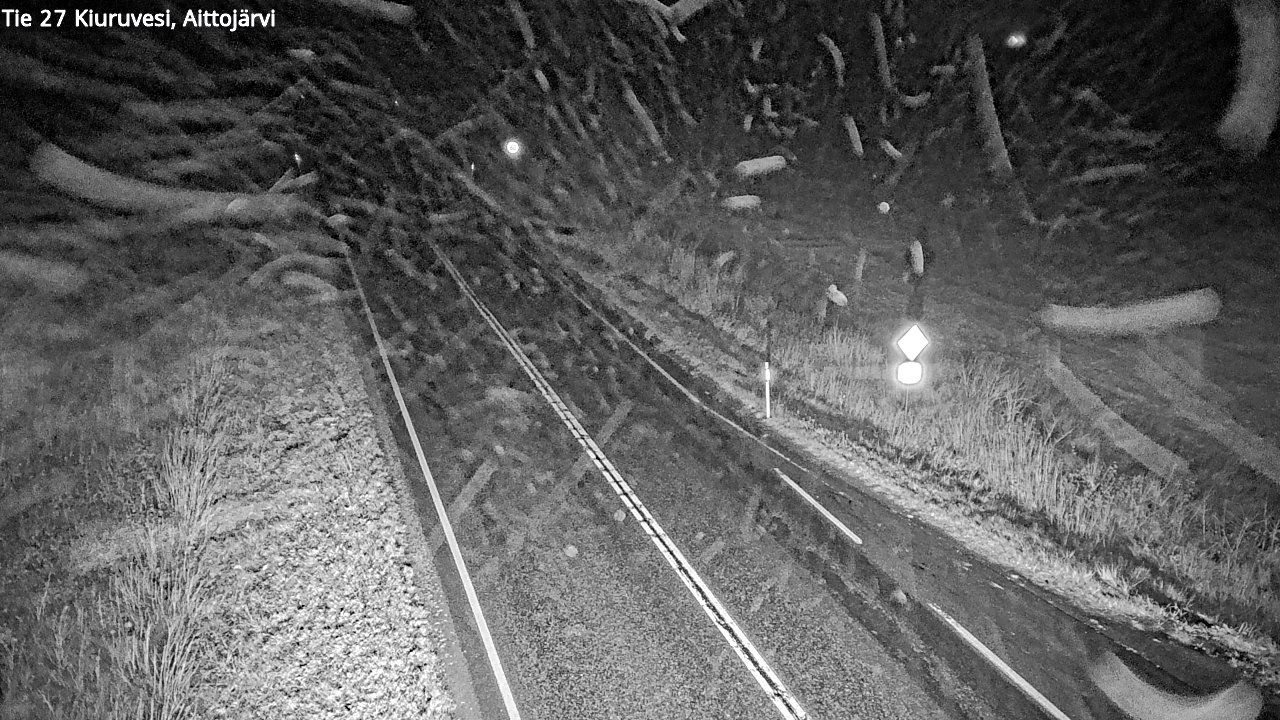 Weather Camera Image Road 27 Kiuruvesi, Aittojärvi, Kiuruvesi, Pohjois-Savo