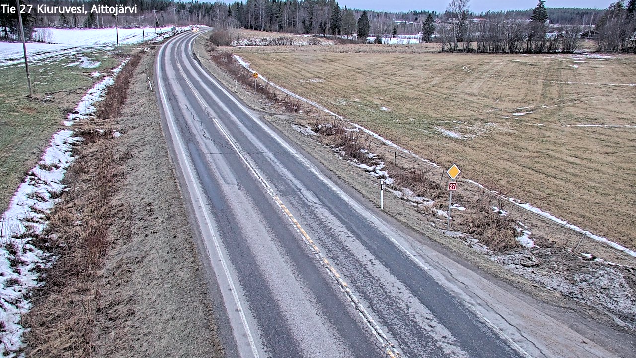 Kelikamerat Kuva Tie 27 Kiuruvesi, Aittojärvi, Kiuruvesi, Pohjois-Savo