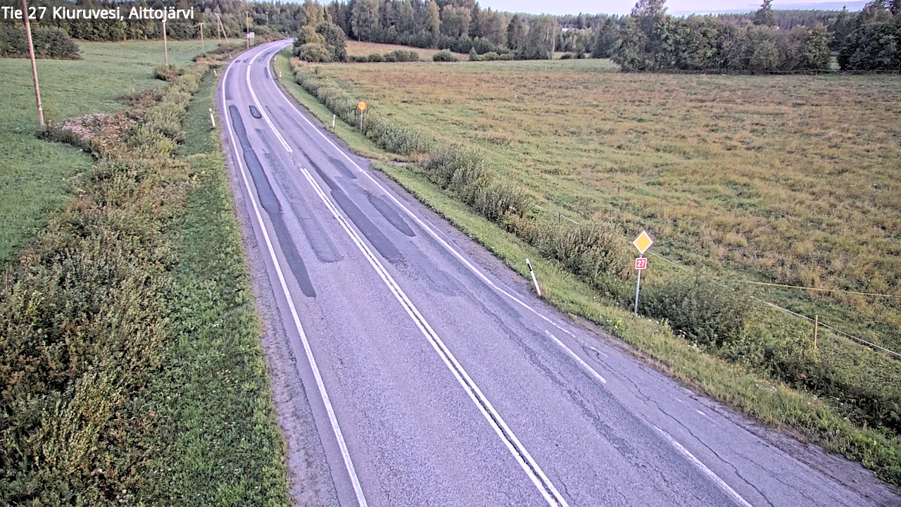 Kelikamerat Kuva Tie 27 Kiuruvesi, Aittojärvi, Kiuruvesi, Pohjois-Savo