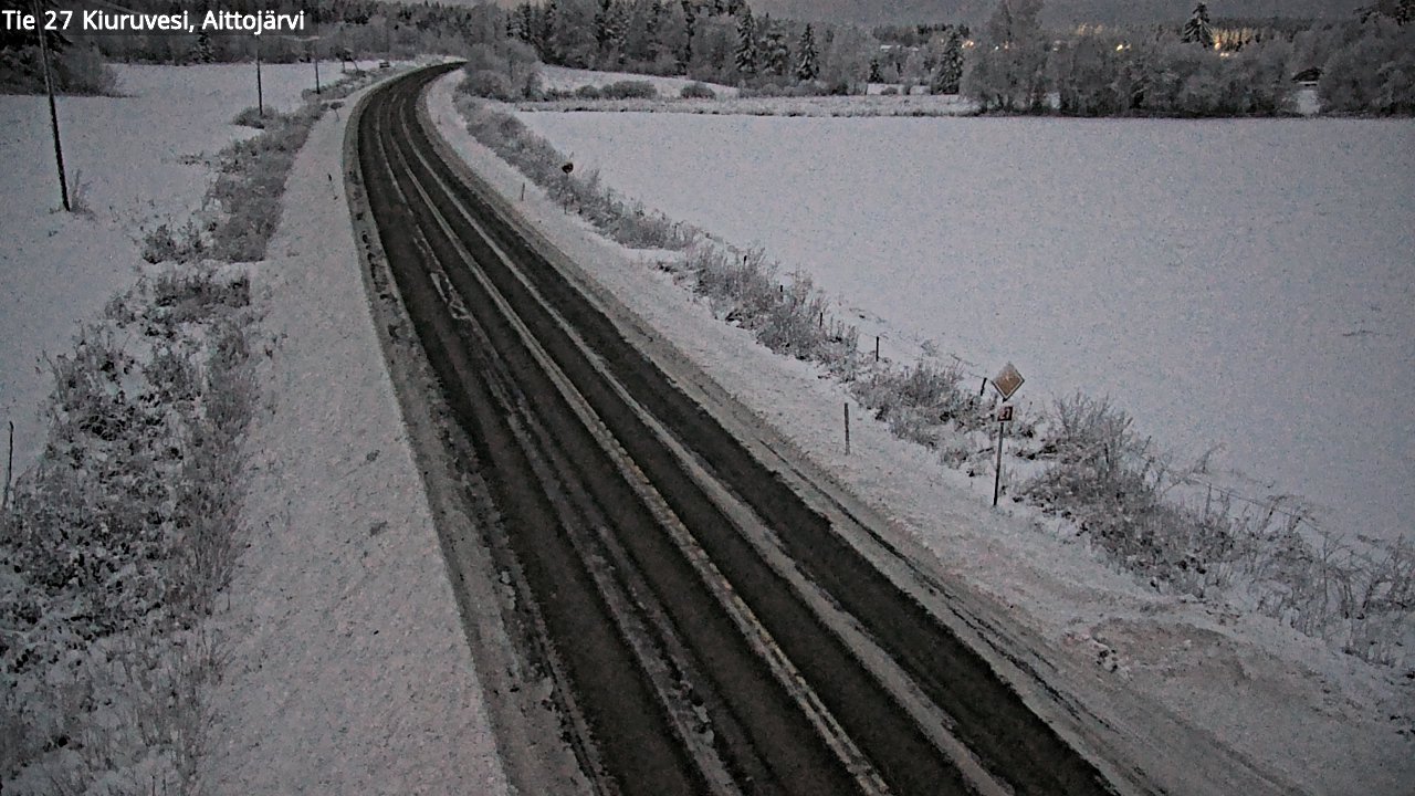 Kelikamerat Kuva Tie 27 Kiuruvesi, Aittojärvi, Kiuruvesi, Pohjois-Savo