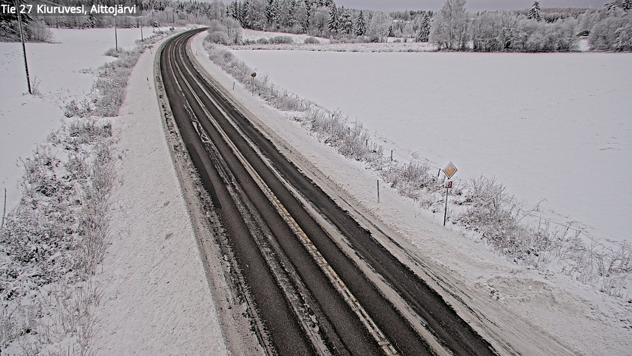 Kelikamerat Kuva Tie 27 Kiuruvesi, Aittojärvi, Kiuruvesi, Pohjois-Savo