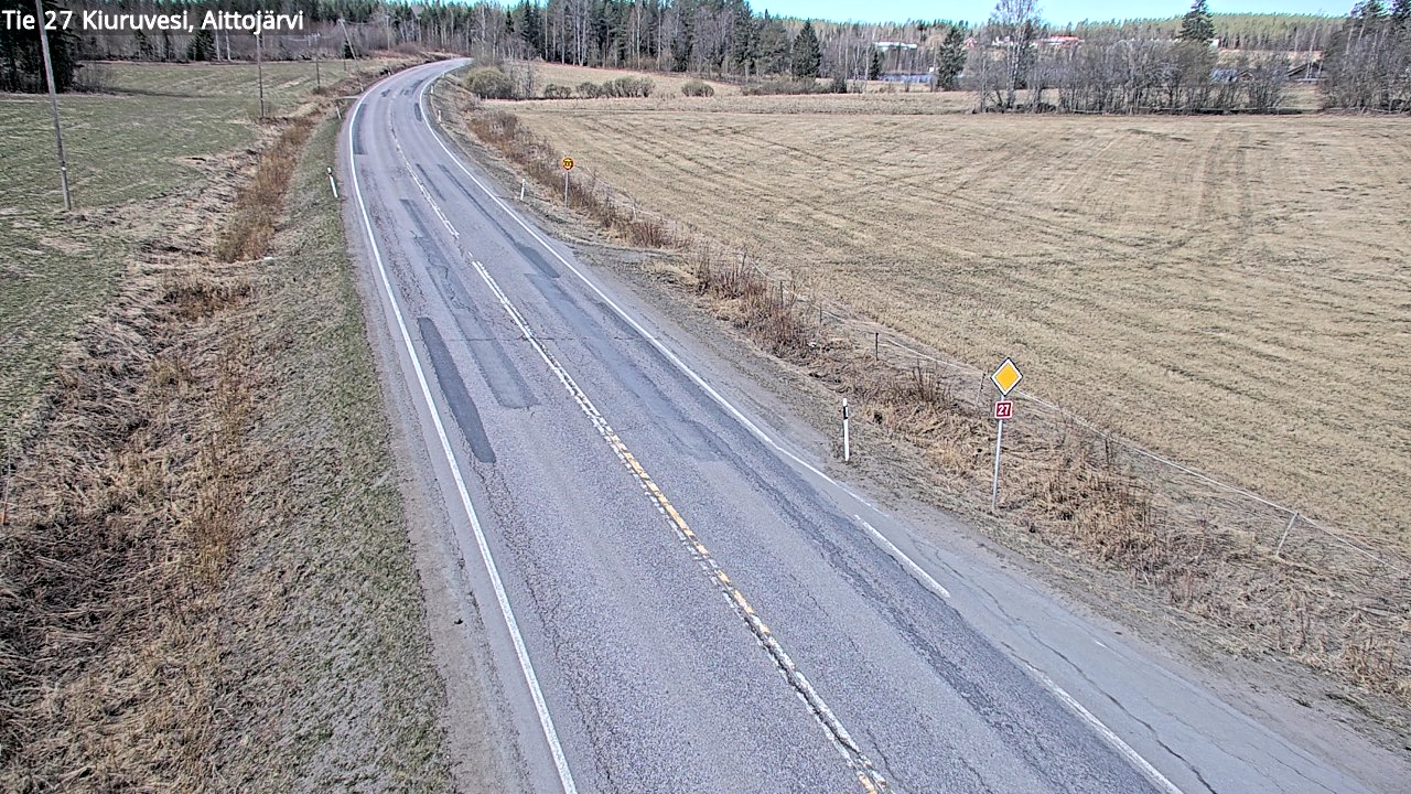 Kelikamerat Kuva Tie 27 Kiuruvesi, Aittojärvi, Kiuruvesi, Pohjois-Savo