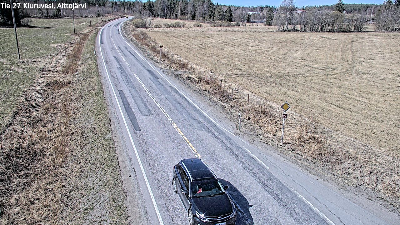 Kelikamerat Kuva Tie 27 Kiuruvesi, Aittojärvi, Kiuruvesi, Pohjois-Savo