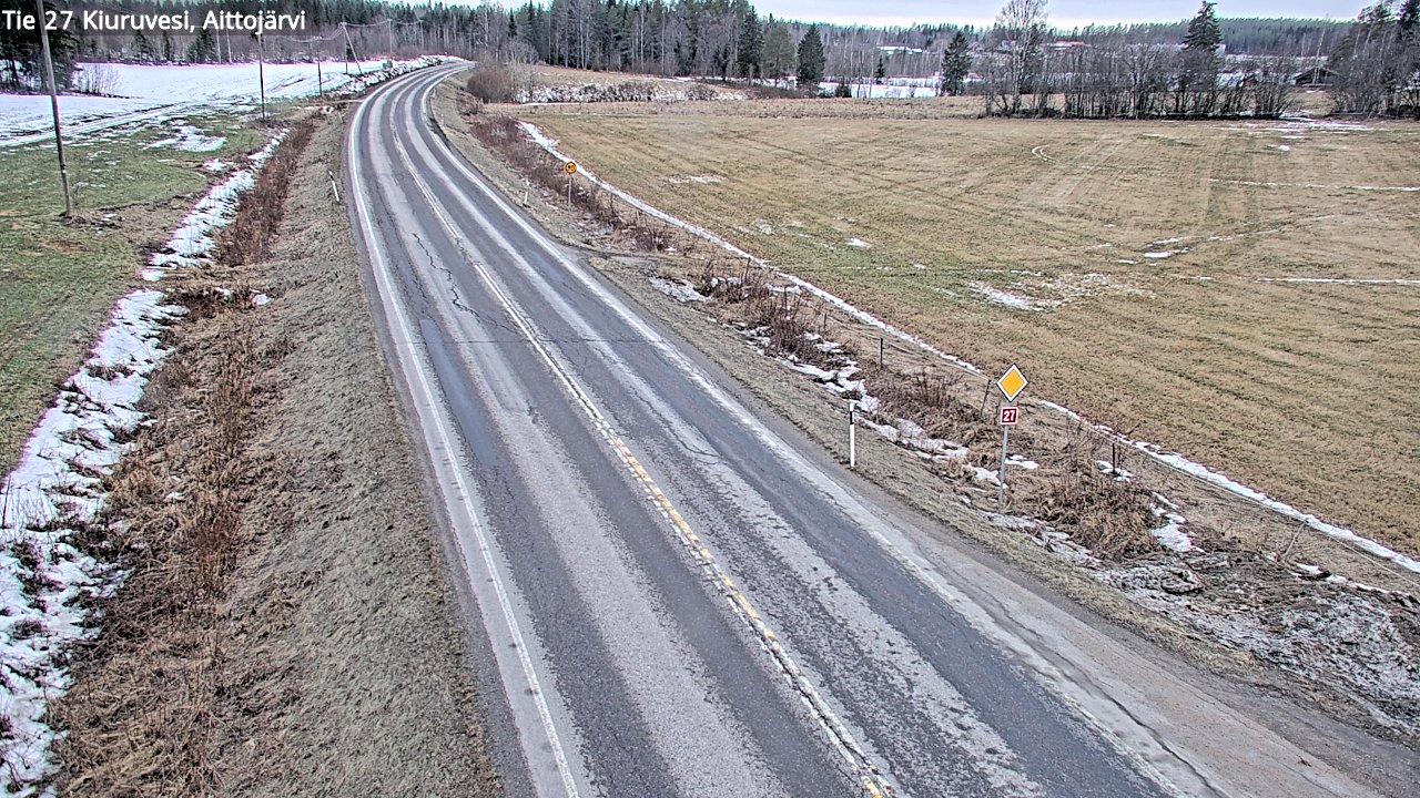 Kelikamerat Kuva Tie 27 Kiuruvesi, Aittojärvi, Kiuruvesi, Pohjois-Savo