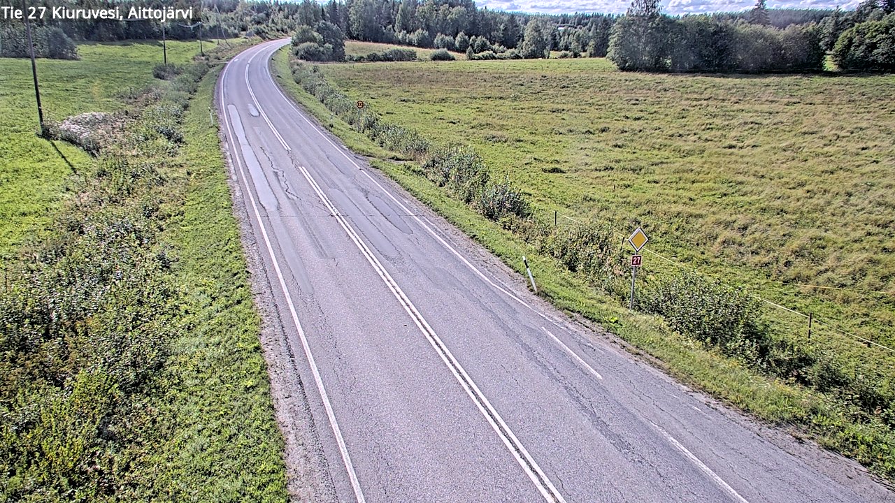 Kelikamerat Kuva Tie 27 Kiuruvesi, Aittojärvi, Kiuruvesi, Pohjois-Savo