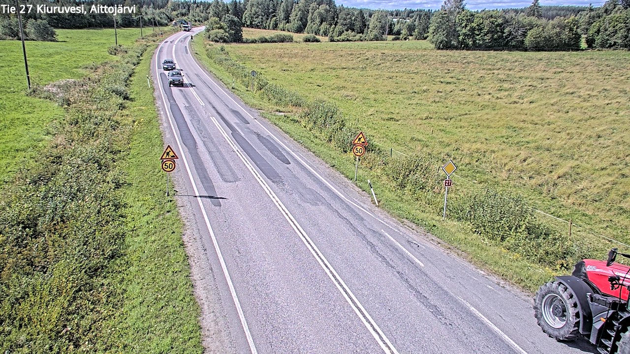 Kelikamerat Kuva Tie 27 Kiuruvesi, Aittojärvi, Kiuruvesi, Pohjois-Savo