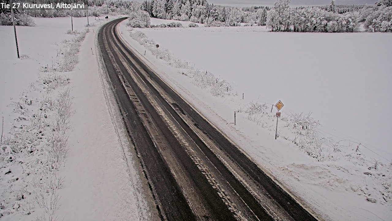 Kelikamerat Kuva Tie 27 Kiuruvesi, Aittojärvi, Kiuruvesi, Pohjois-Savo
