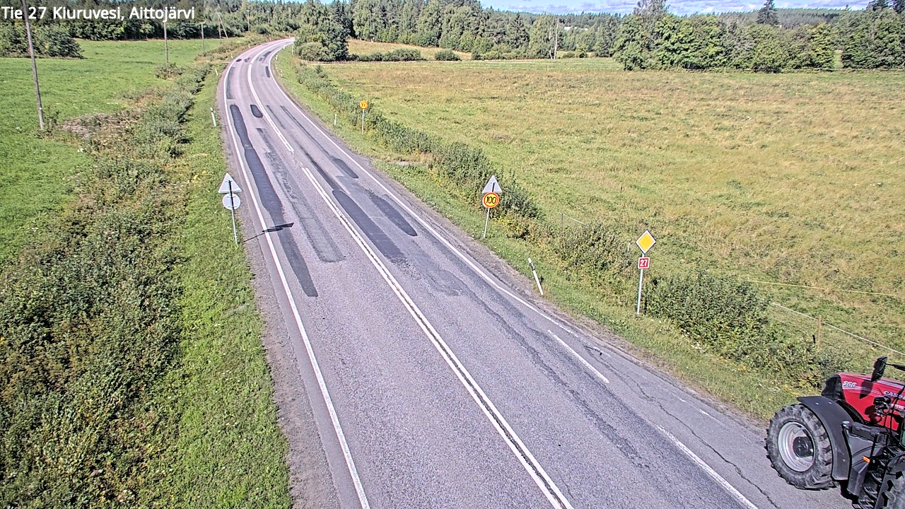 Kelikamerat Kuva Tie 27 Kiuruvesi, Aittojärvi, Kiuruvesi, Pohjois-Savo