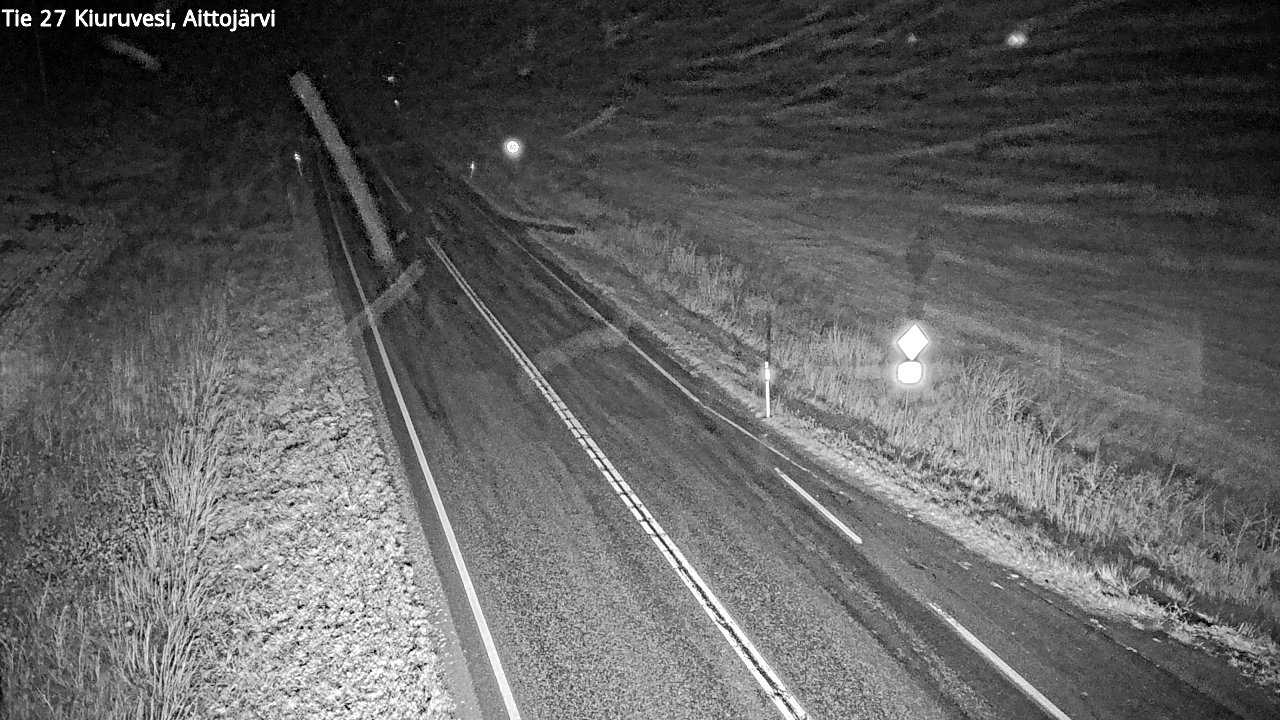 Weather Camera Image Road 27 Kiuruvesi, Aittojärvi, Kiuruvesi, Pohjois-Savo