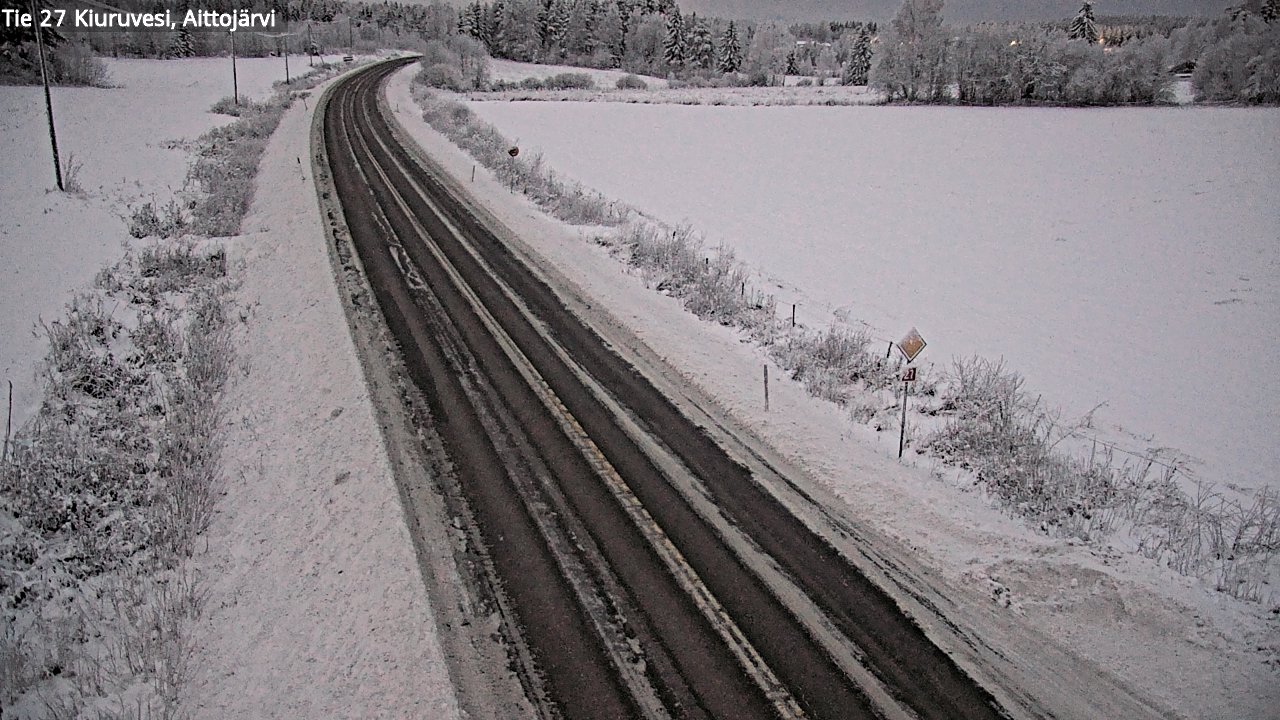 Kelikamerat Kuva Tie 27 Kiuruvesi, Aittojärvi, Kiuruvesi, Pohjois-Savo