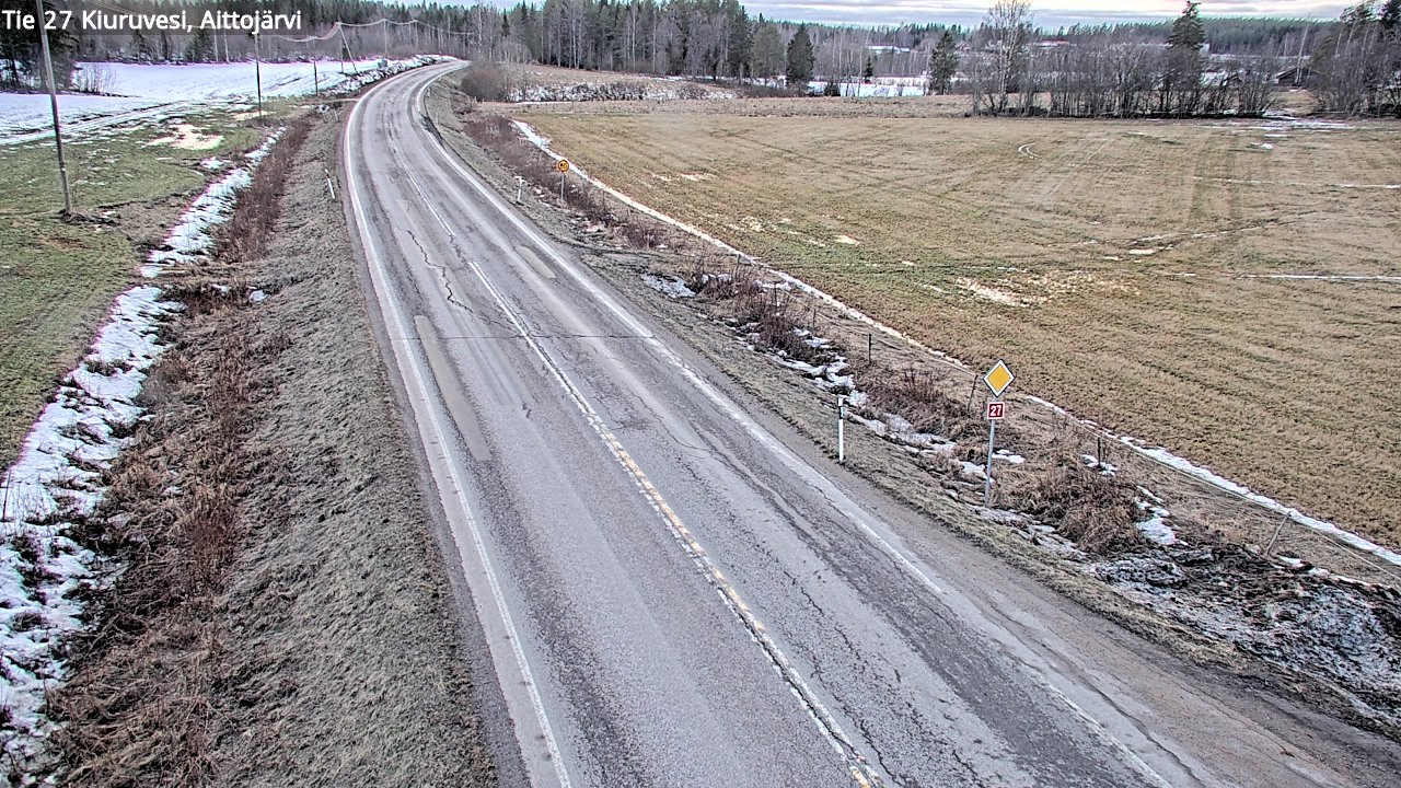 Kelikamerat Kuva Tie 27 Kiuruvesi, Aittojärvi, Kiuruvesi, Pohjois-Savo