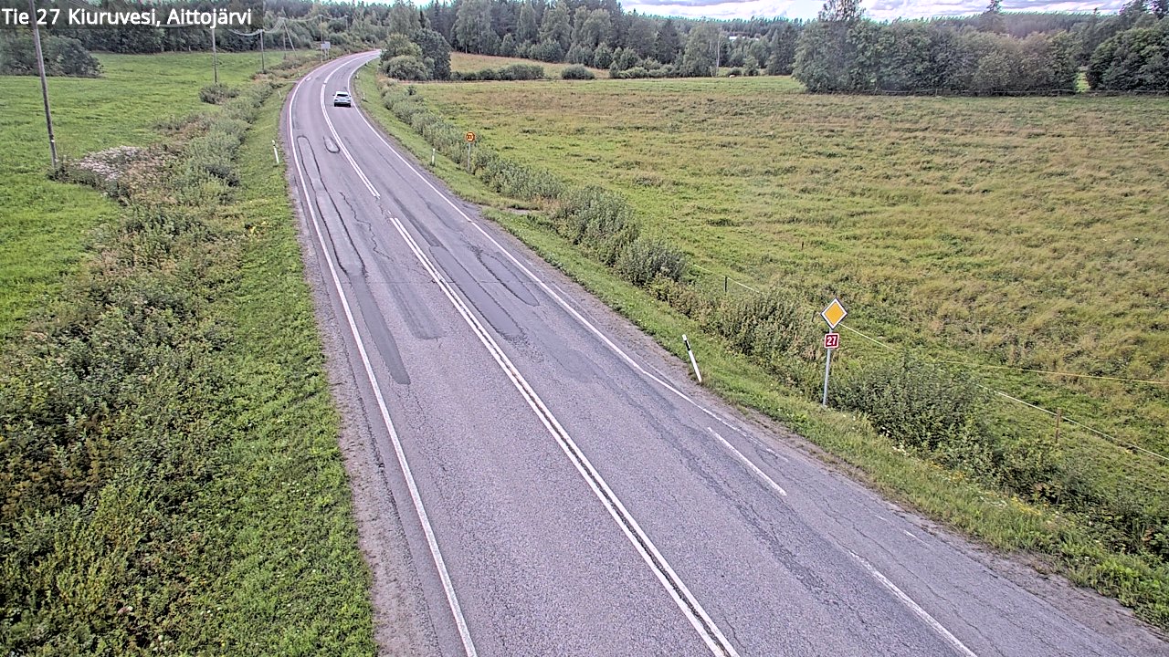 Kelikamerat Kuva Tie 27 Kiuruvesi, Aittojärvi, Kiuruvesi, Pohjois-Savo