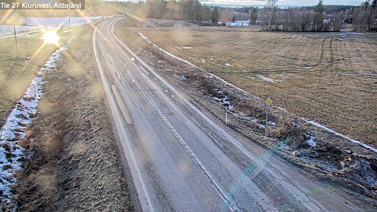 Kelikamerat Kuva Tie 27 Kiuruvesi, Aittojärvi, Kiuruvesi, Pohjois-Savo